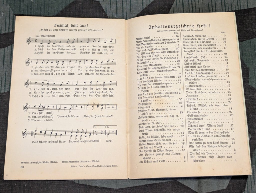 1940 Das Lied der Front Song Book Heft 3 — image 4