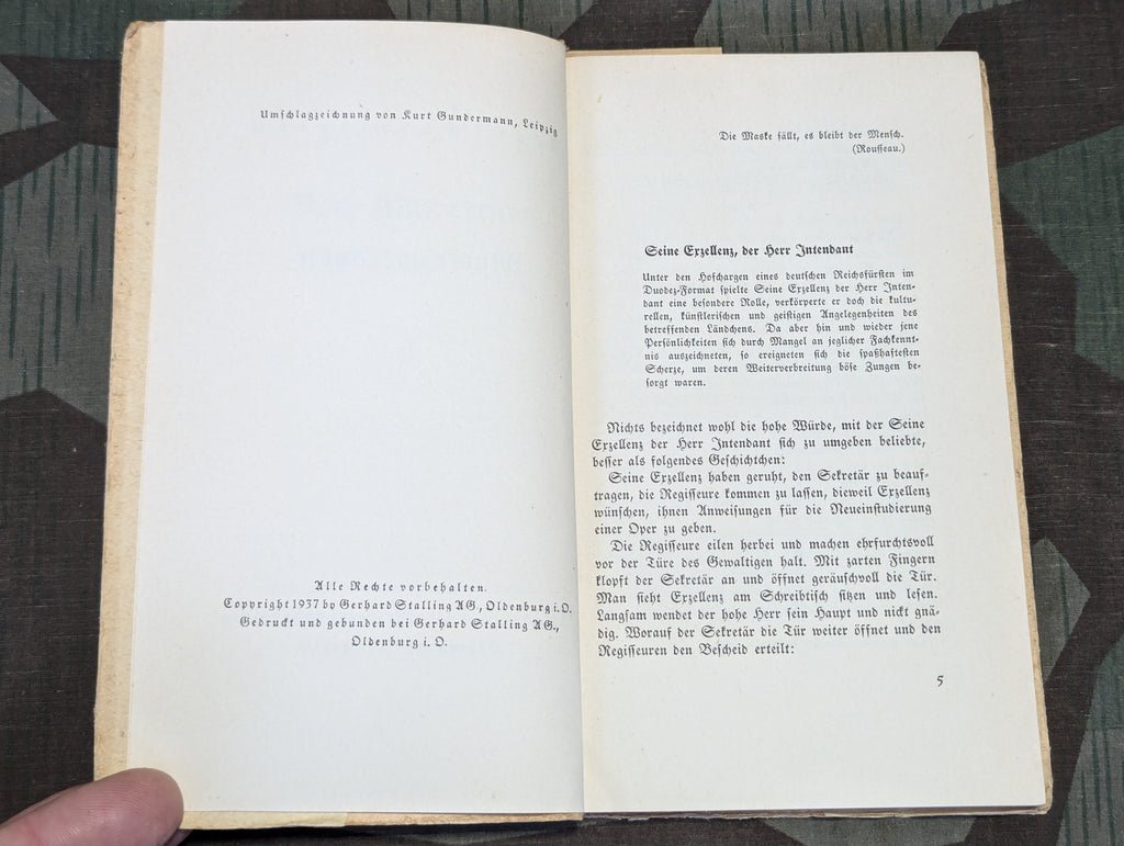 1937 Book Vom Hundertsten ins Tausendste — image 4