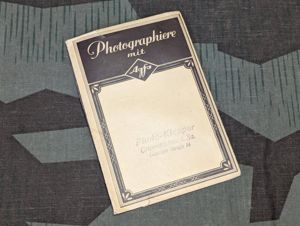 Original Agfa Paper Photo Envelope