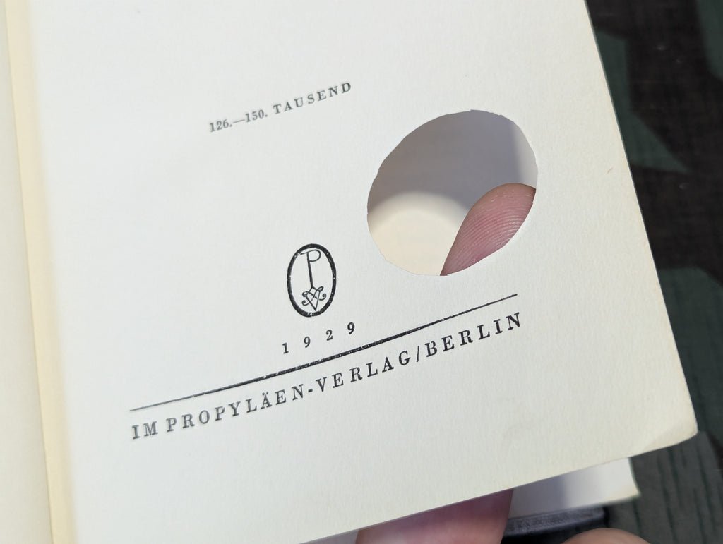 1929 Book Im Westen Nichts Neues — image 6