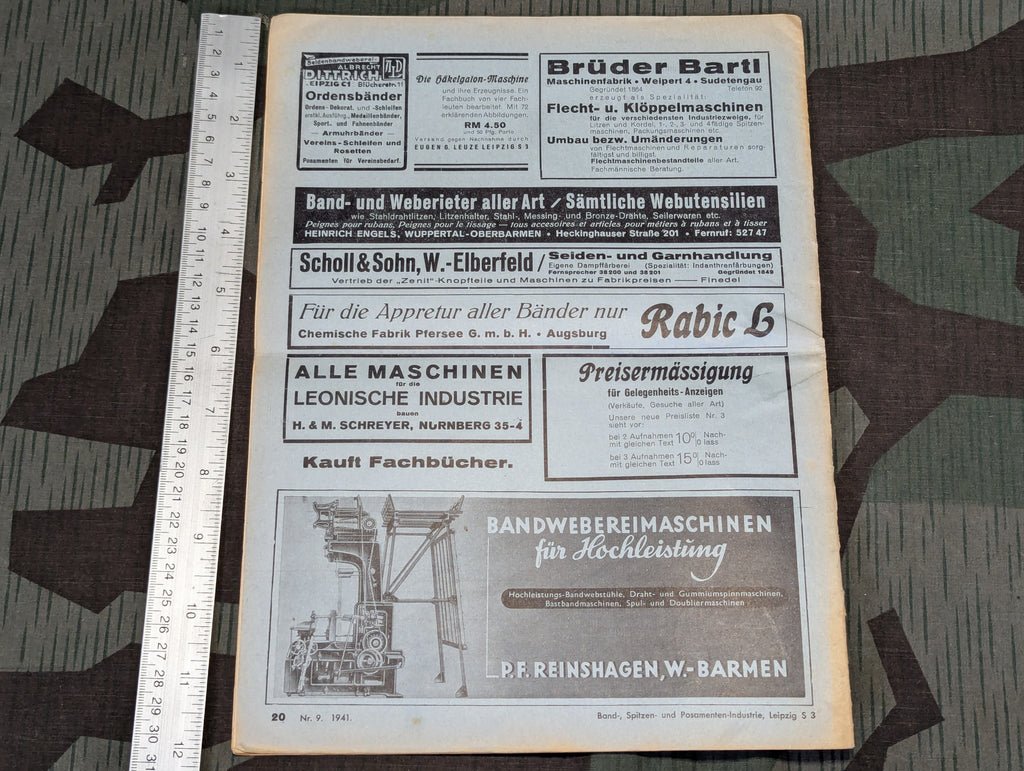 May 1941 Machinery Trade Journal Textile Industry — image 2