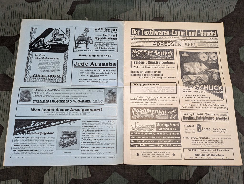 May 1941 Machinery Trade Journal Textile Industry — image 3