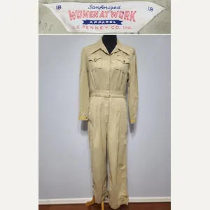 Women's War Worker Coveralls(B-38' W-29.5'-33' H-41')