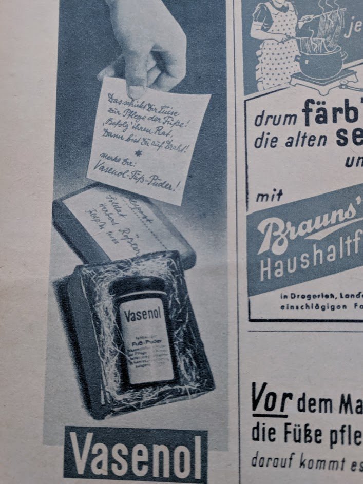 Original Vasenol Fuss-Puder Half Full! — image 7