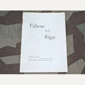Wehrmacht Riga Tour Guide Book