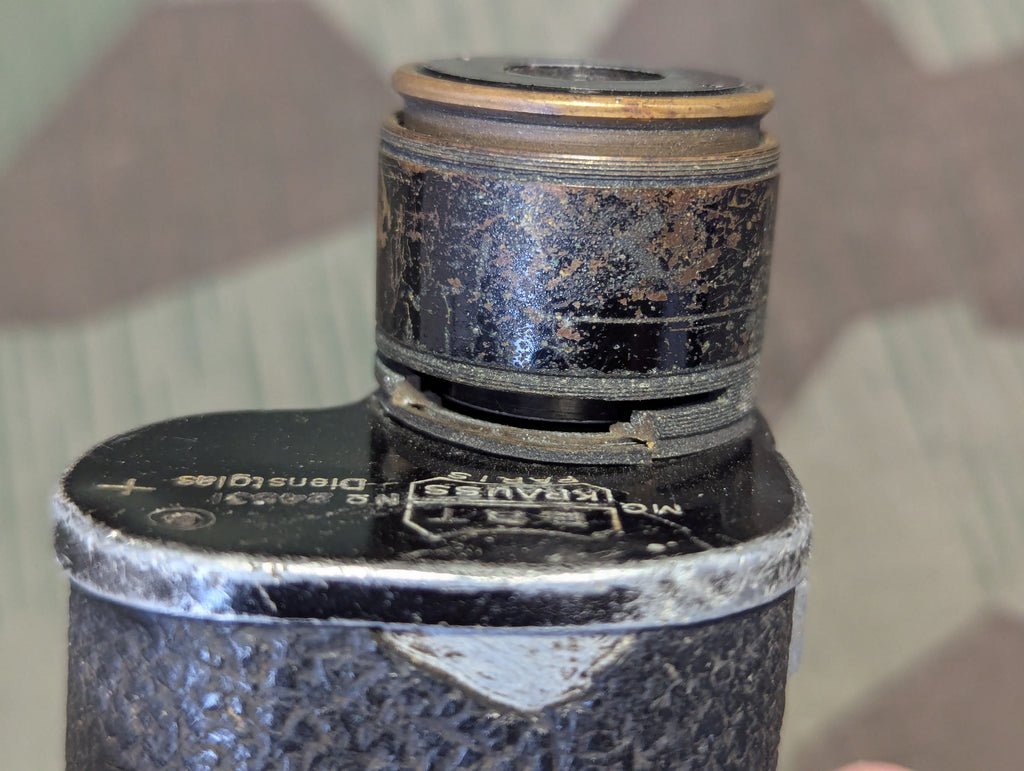 Dienstglas Paris Made Modified into Monocular with Pouch — image 3