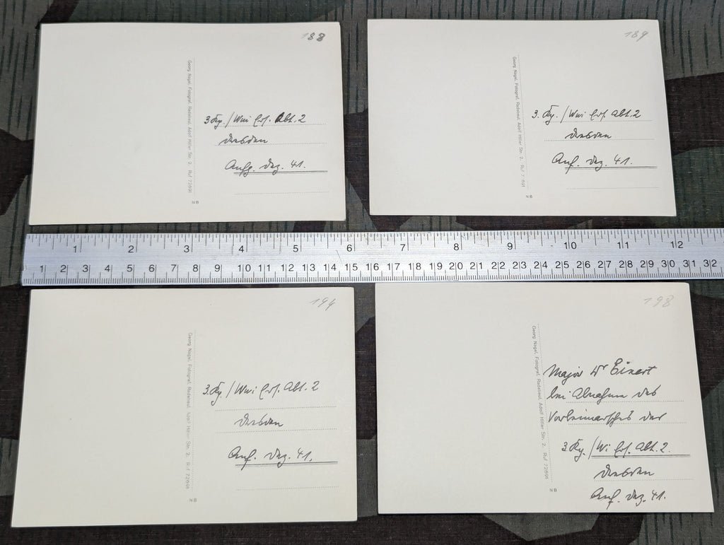 Lot of 4 Wehrmacht Picture Post Cards — image 3