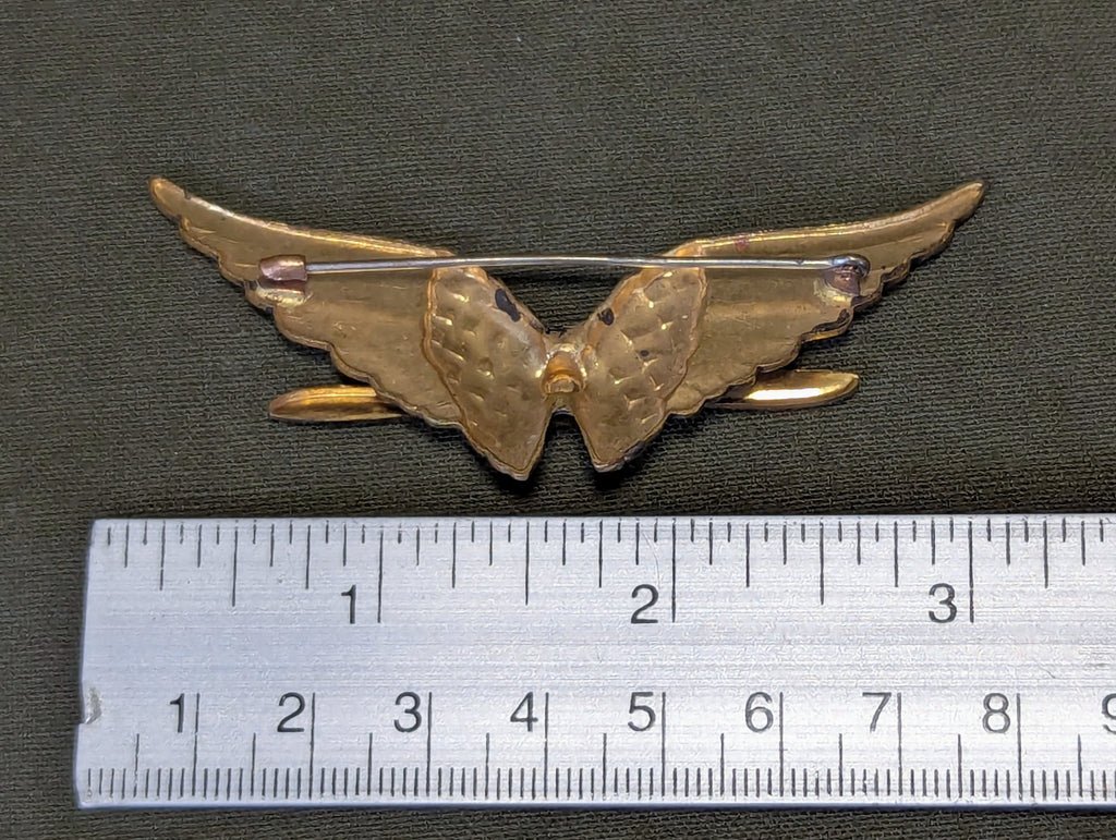 Army Air Corps Winged Propeller Sweetheart Brooch — image 2