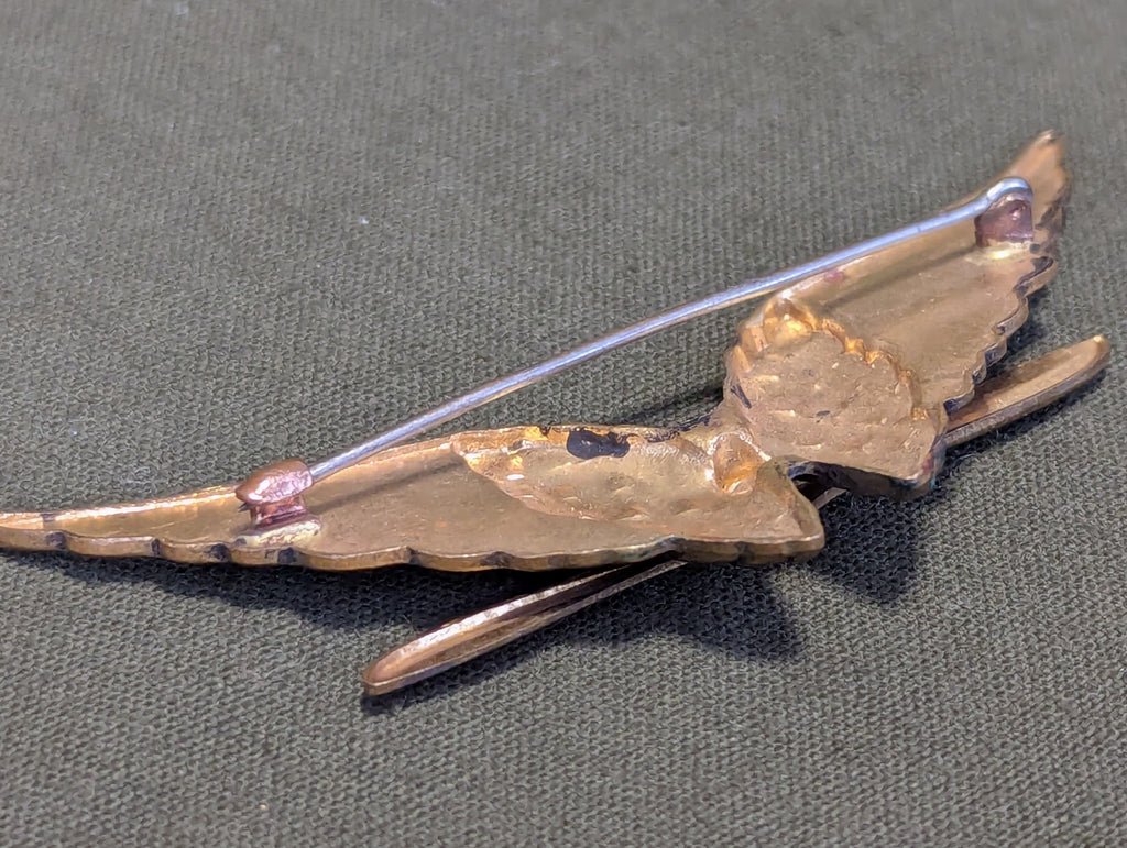Army Air Corps Winged Propeller Sweetheart Brooch — image 3