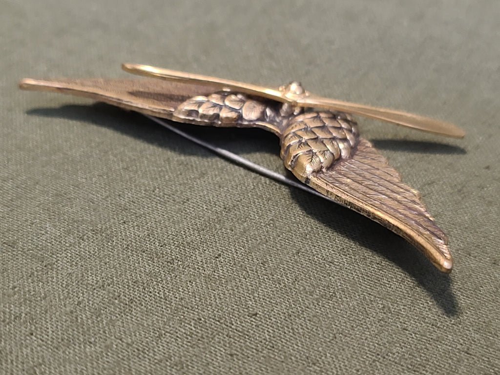 Army Air Corps Winged Propeller Sweetheart Brooch — image 4
