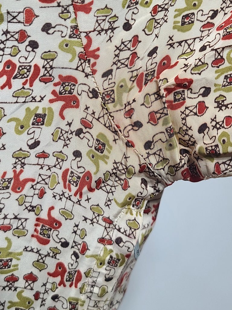 Elephant Novelty Print Dress(B-44.5' W-38' H-49') — image 12