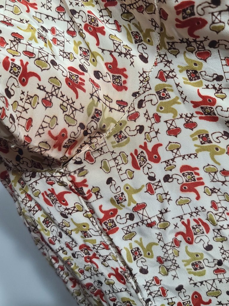 Elephant Novelty Print Dress(B-44.5' W-38' H-49') — image 19