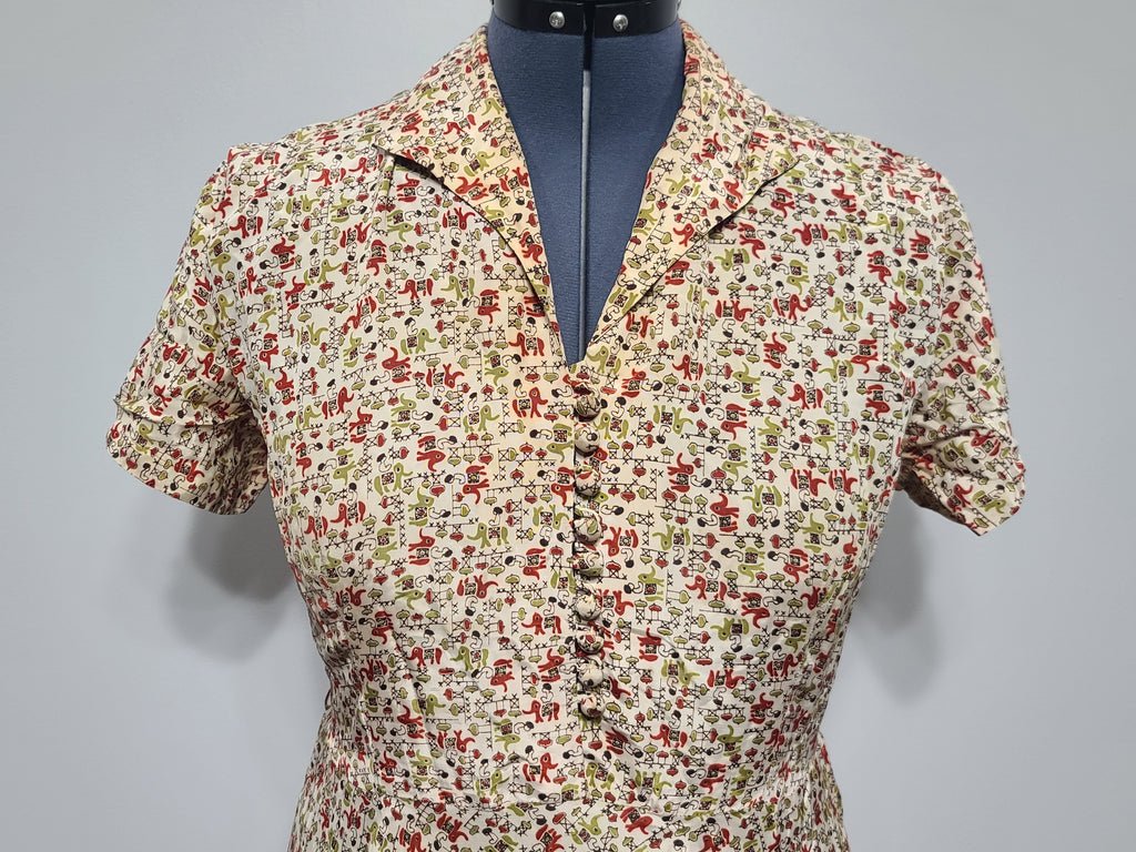 Elephant Novelty Print Dress(B-44.5' W-38' H-49') — image 2