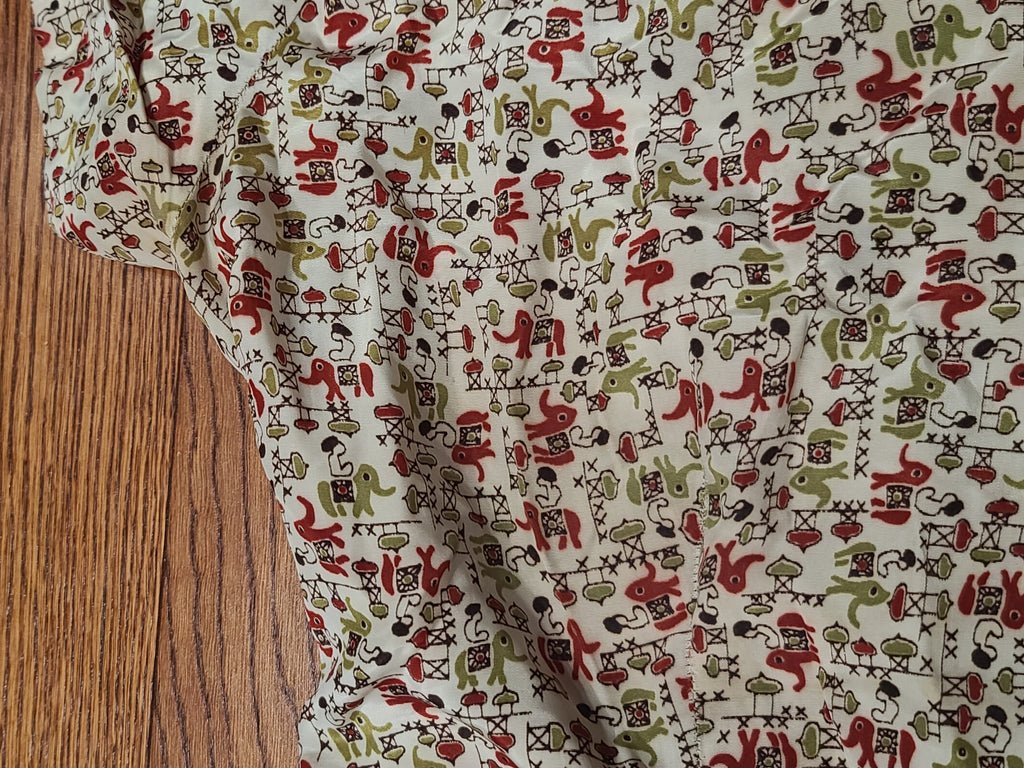 Elephant Novelty Print Dress(B-44.5' W-38' H-49') — image 30