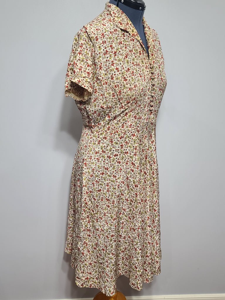 Elephant Novelty Print Dress(B-44.5' W-38' H-49') — image 6