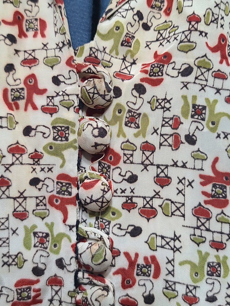 Elephant Novelty Print Dress(B-44.5' W-38' H-49') — image 8