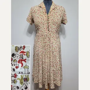 Elephant Novelty Print Dress(B-44.5' W-38' H-49')