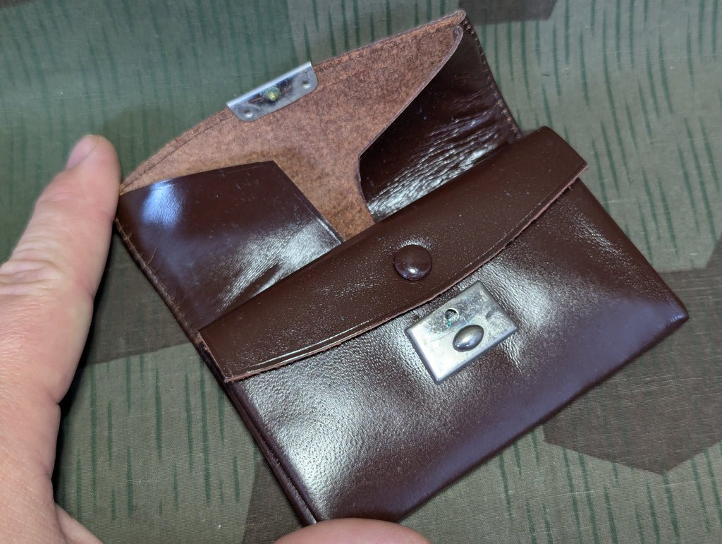NOS German Dark Brown Wallet with Coin Purse — image 4