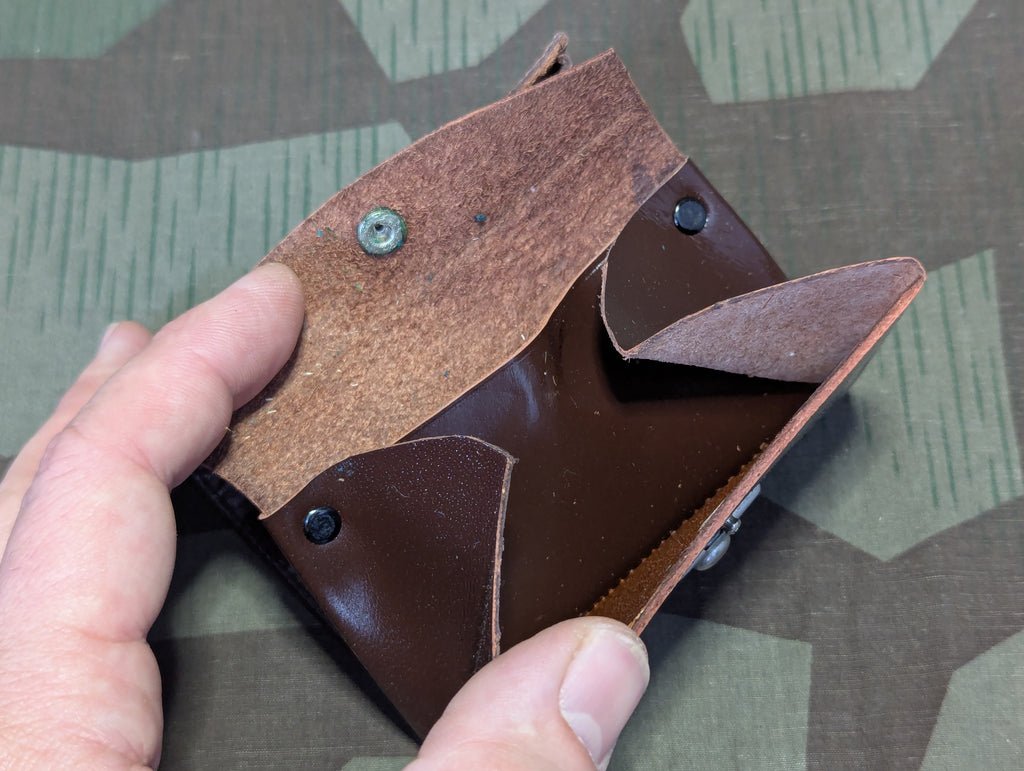 NOS German Dark Brown Wallet with Coin Purse — image 5