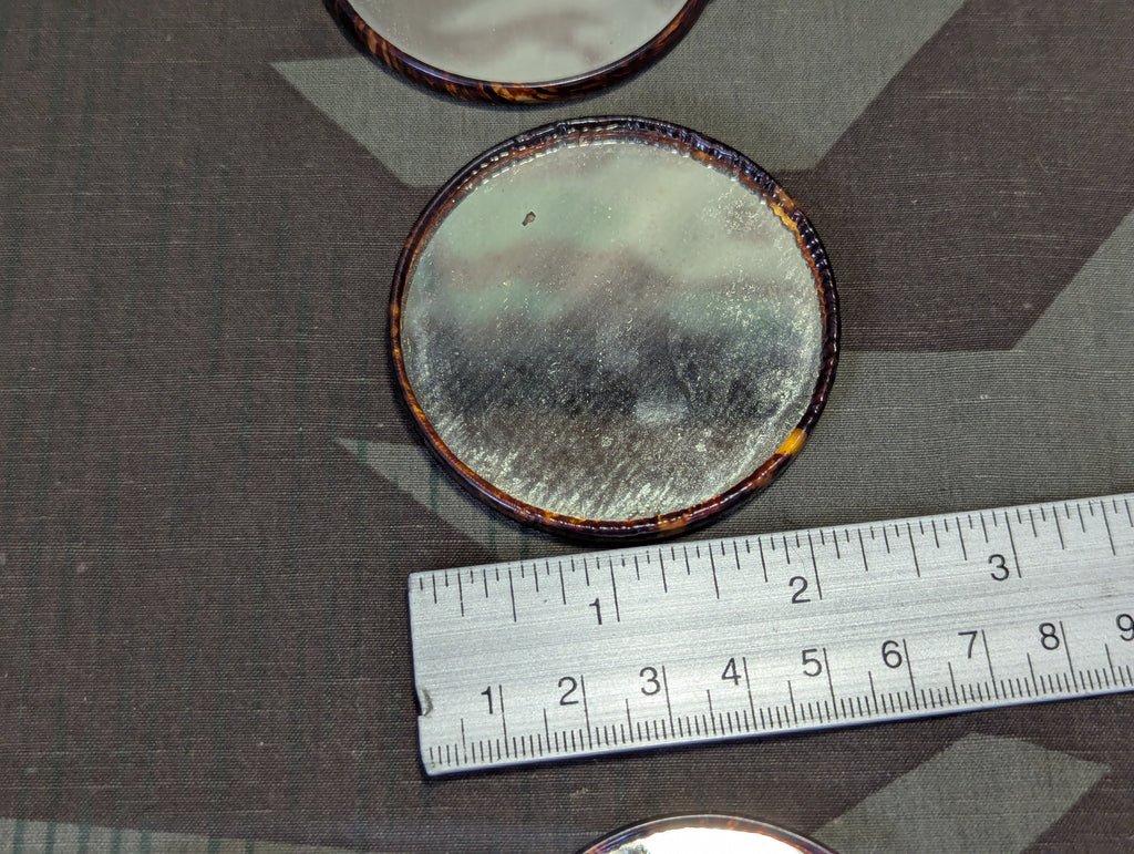 Original Celluloid Tortoise Shell Pocket Mirrors — image 2