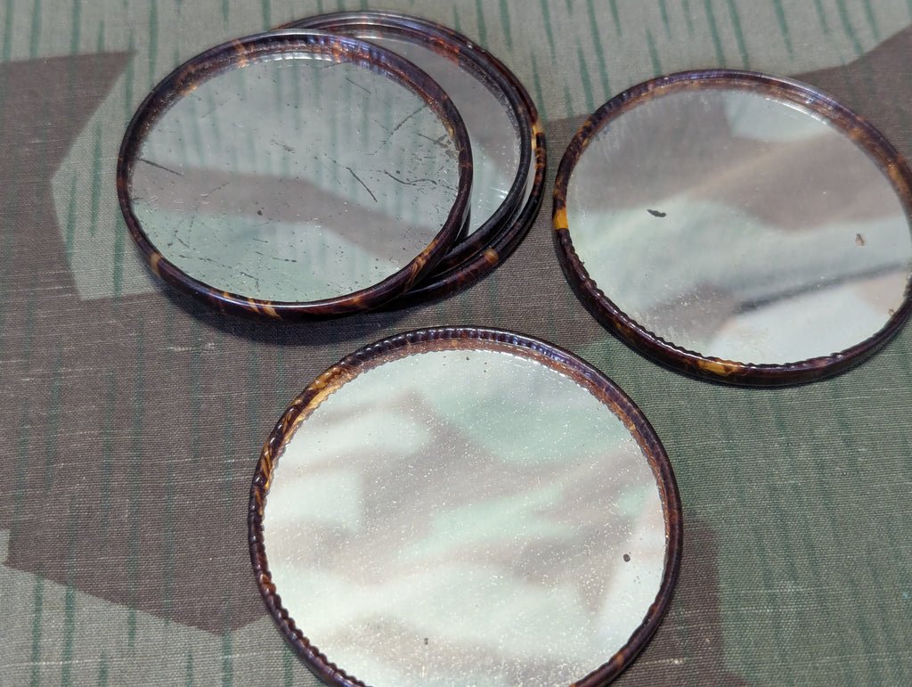 Original Celluloid Tortoise Shell Pocket Mirrors — image 6
