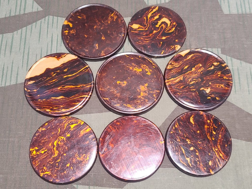 Original Celluloid Tortoise Shell Pocket Mirrors — image 7