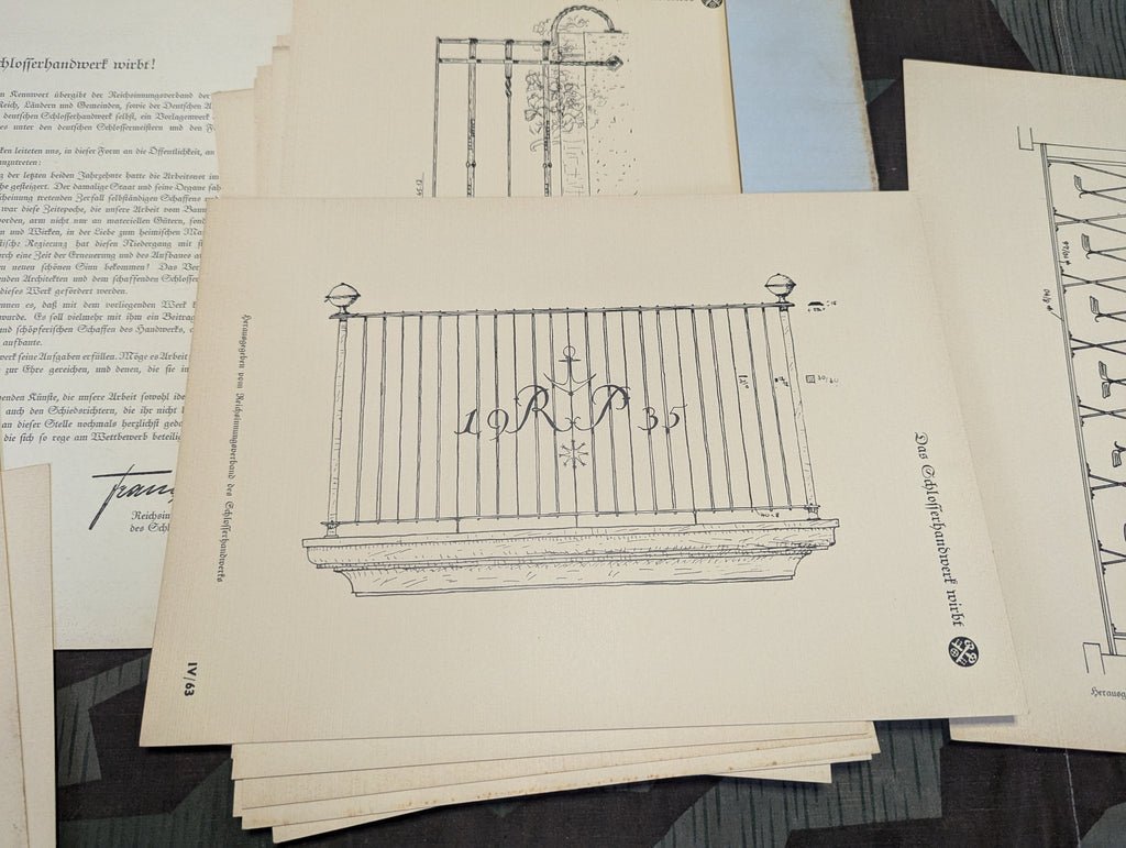 1936 Catalog of Forged Balcony Hand Railing — image 4