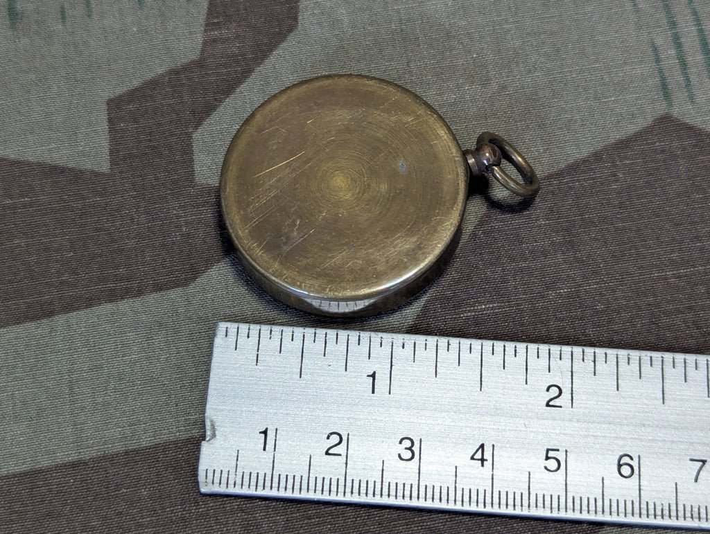 Small WWI Era Brass German Compass — image 2