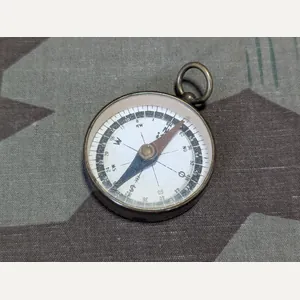 Small WWI Era Brass German Compass