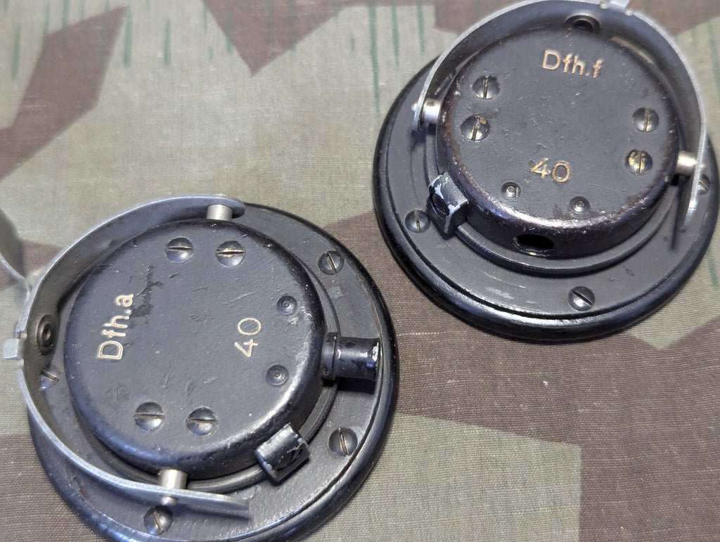 Dfh.a. 1940 German Field Radio Headset AS-IS — image 2