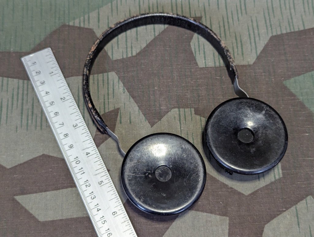 Dfh.a. 1940 German Field Radio Headset AS-IS — image 3