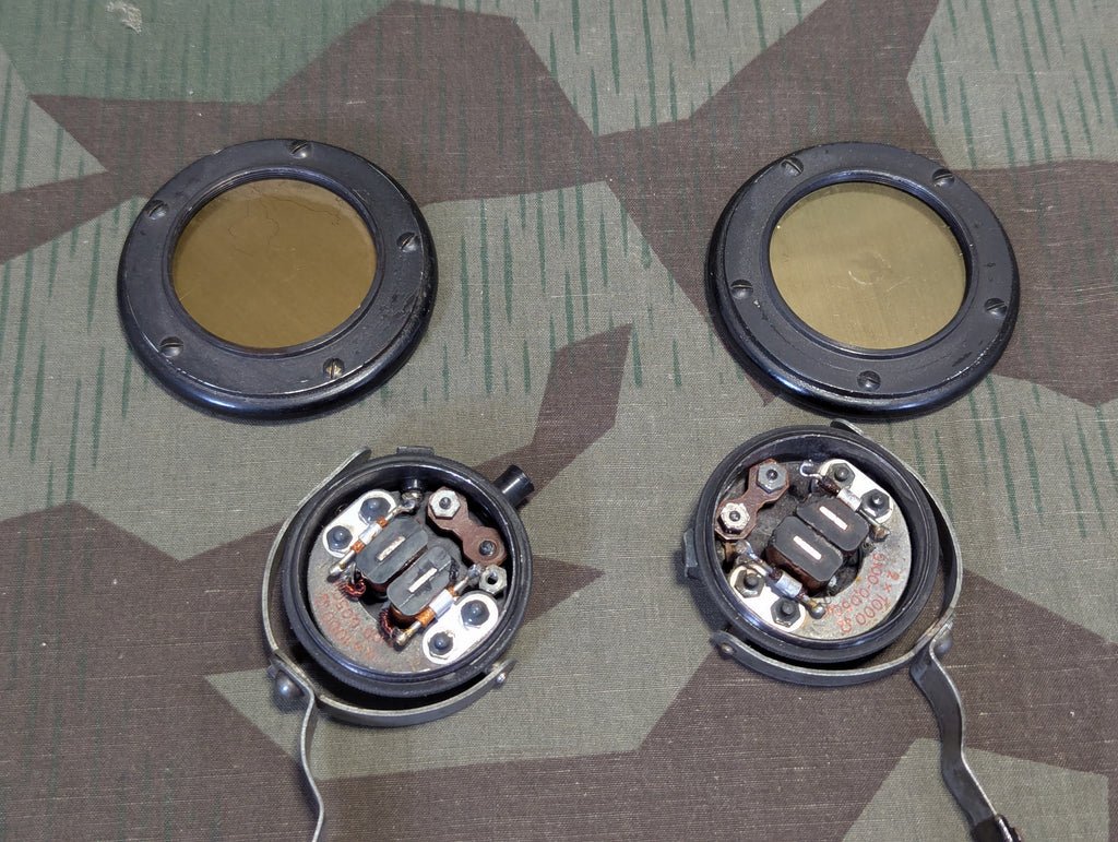 Dfh.a. 1940 German Field Radio Headset AS-IS — image 4