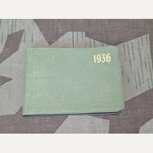 1936 Pocket Calendar Unused