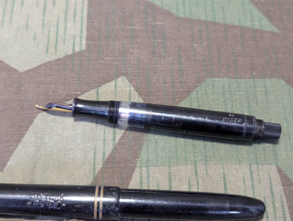 Leather Pen and Pencil Case With Contents — image 8