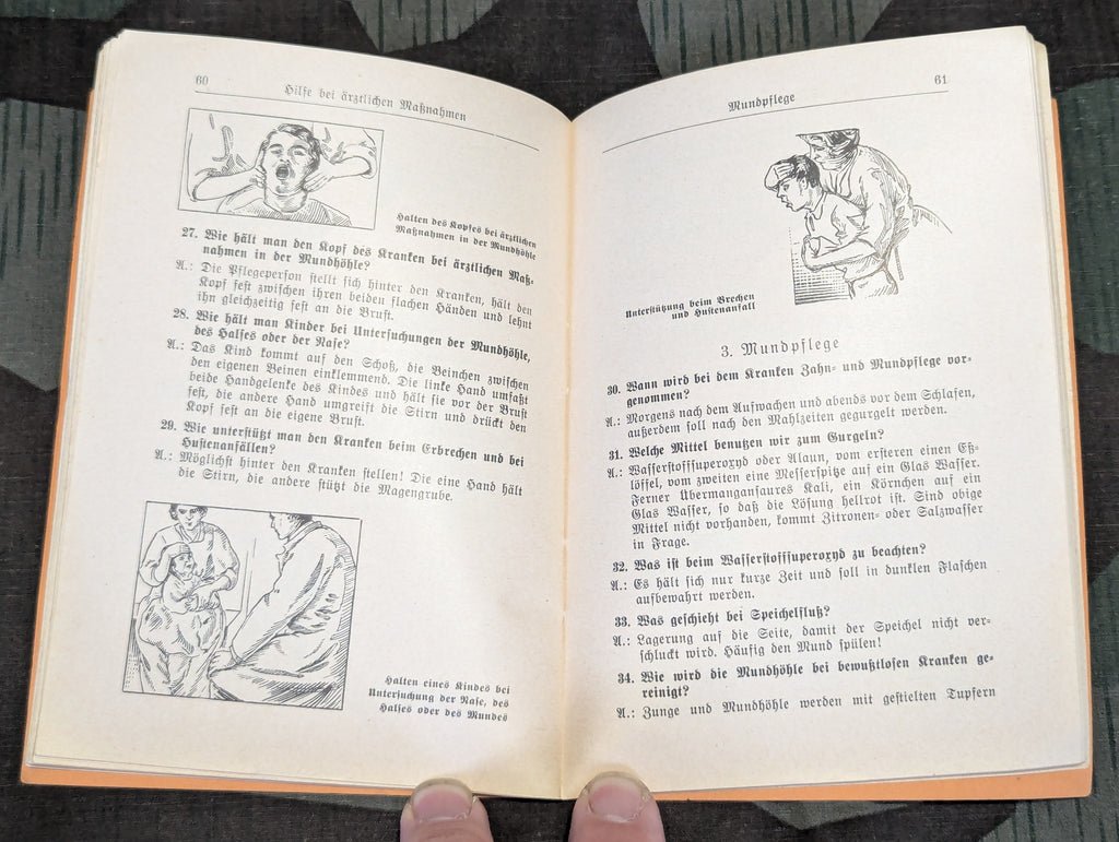 Wie Pflege Ich Kranke? First Aid Book 1940 3./Kr.Trsp.Abt. 572 — image 5