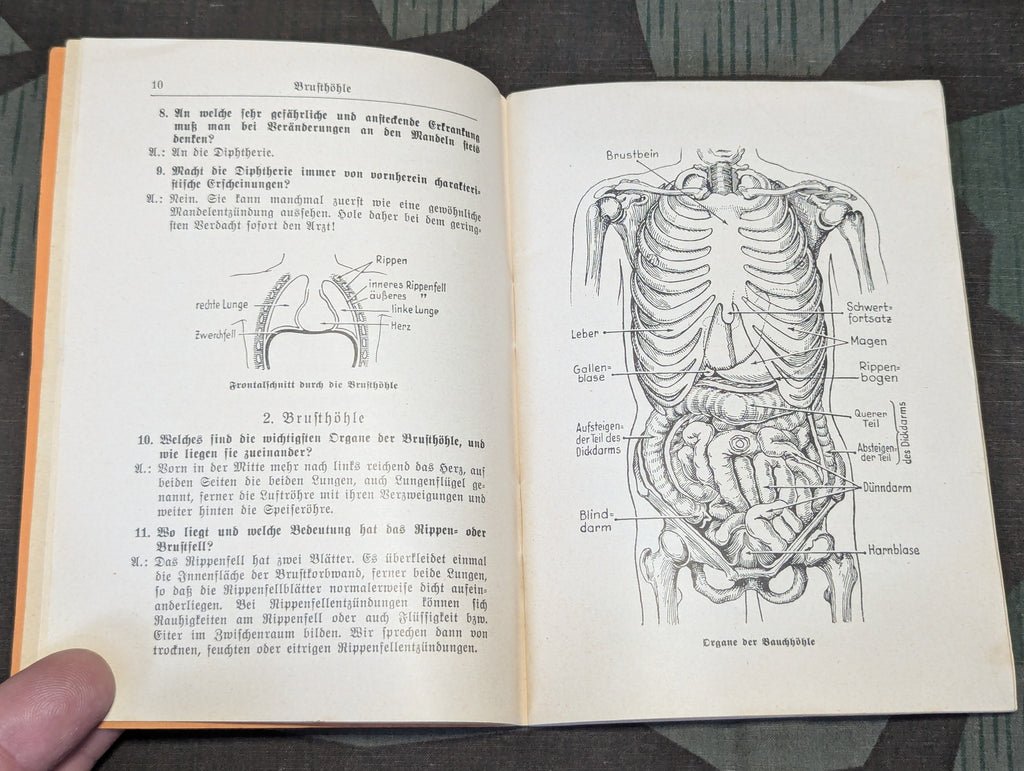 Wie Pflege Ich Kranke? First Aid Book 1940 3./Kr.Trsp.Abt. 572 — image 7