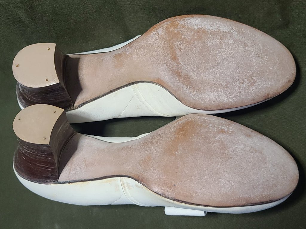 White Marine Corps Bow Pump Shoes in Box — image 14