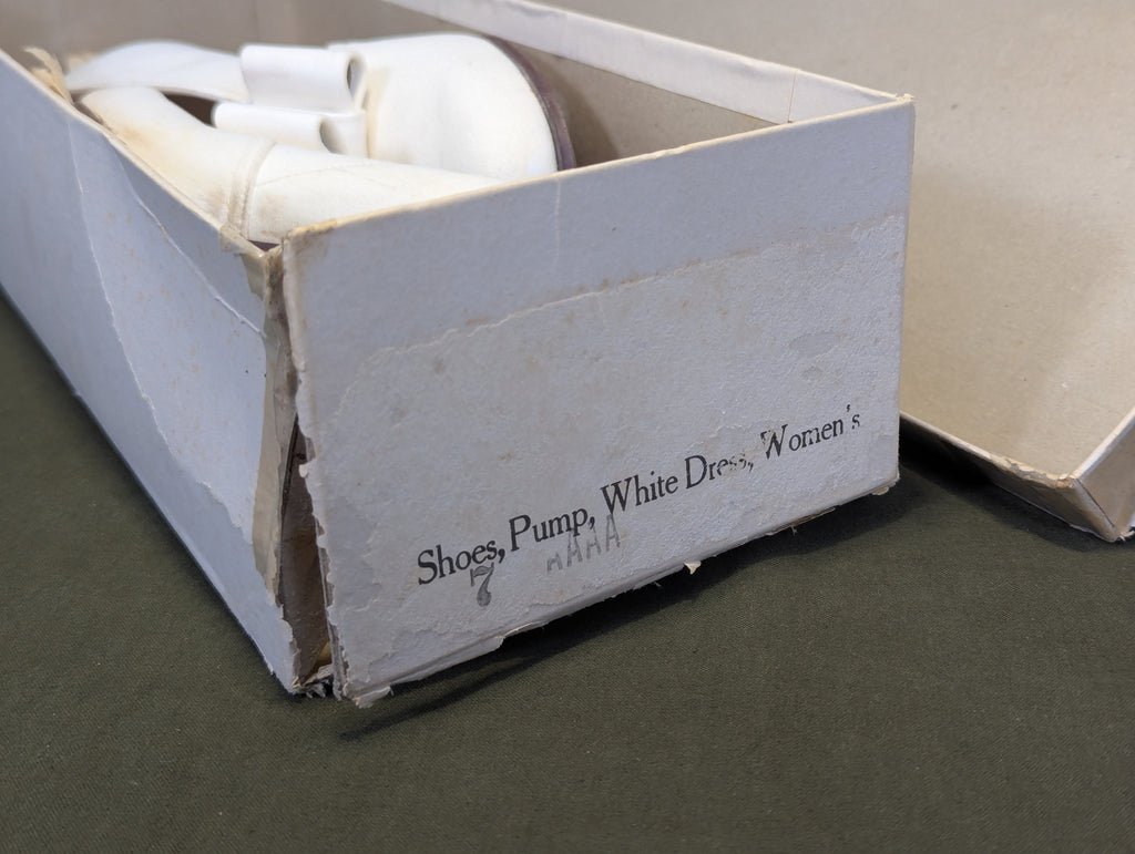 White Marine Corps Bow Pump Shoes in Box — image 5
