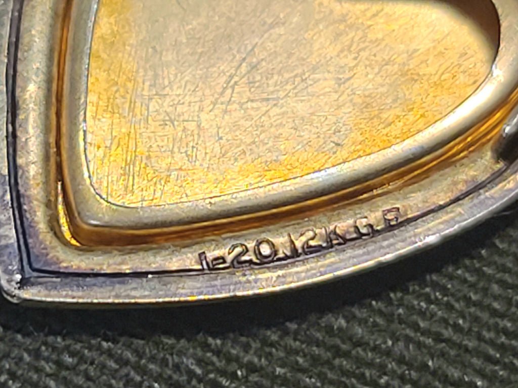 Marine Corps Sweetheart Heart Locket Necklace Mother of Pearl — image 5