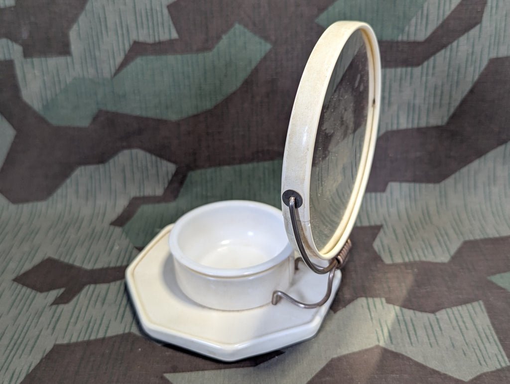 Celluloid Shaving Mirror and Cup — image 2