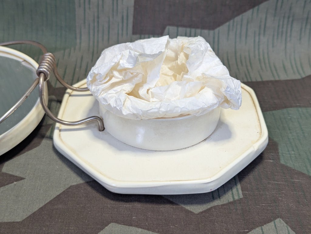 Celluloid Shaving Mirror and Cup — image 7