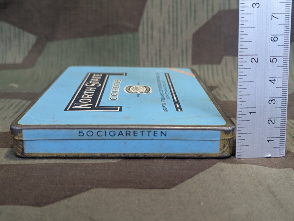 PW German American Cigarette Tin North State — image 3