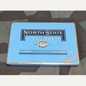 PW German American Cigarette Tin North State