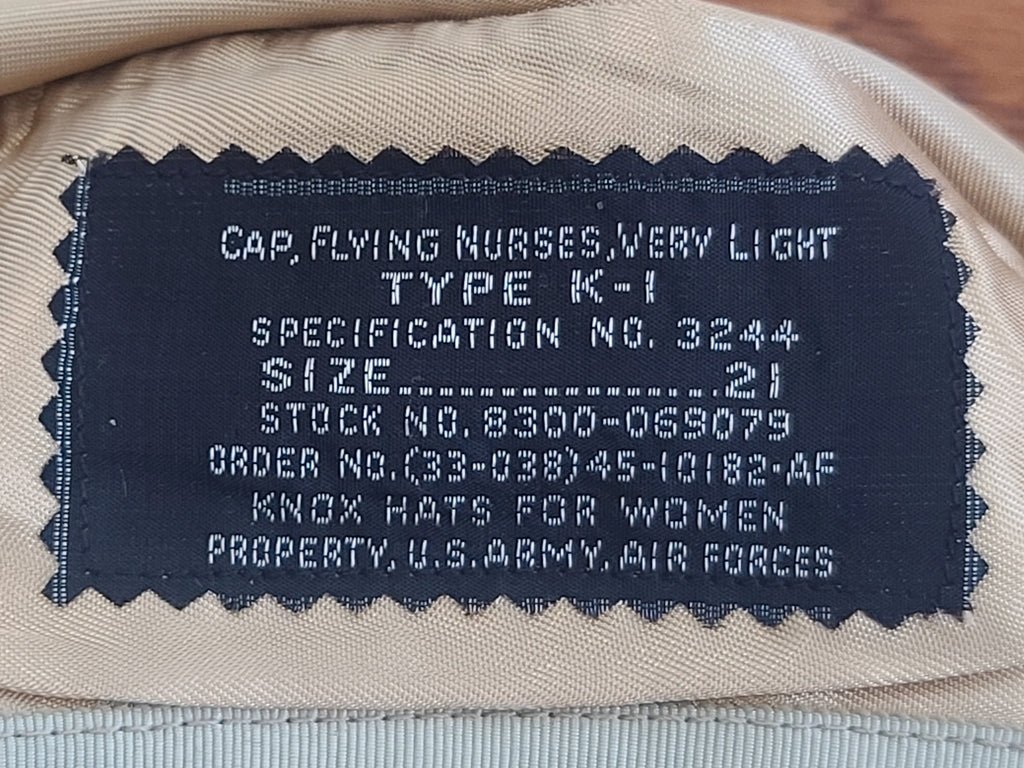Flight Nurse K-1 Garrison Cap (Size 21) — image 17