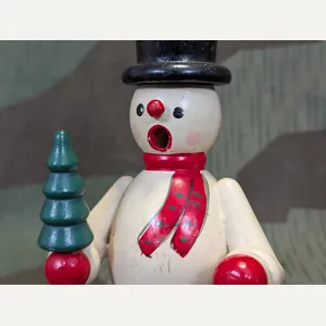 Vintage Räuchermann Snowman