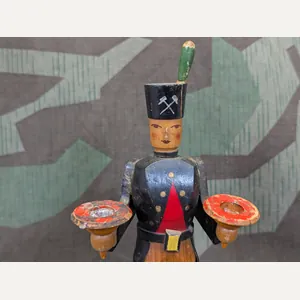 German Lichterengel Miner Candle Holder