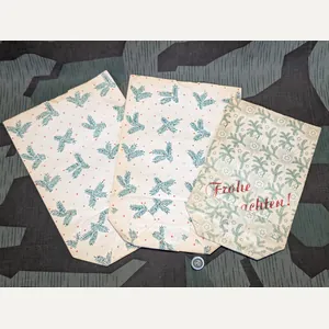 Set of 3 Christmas Bags Frohe Weihnachten!