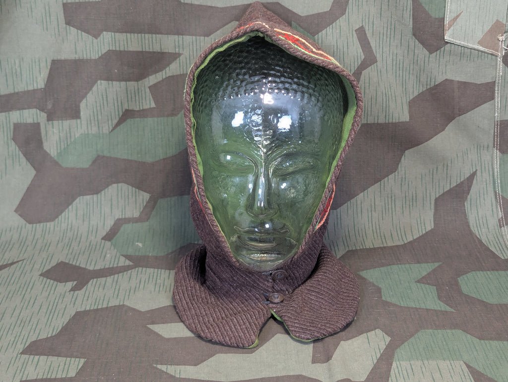 German Brown Winter Hood Hat — image 3