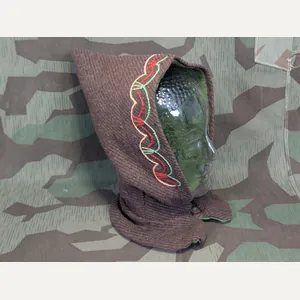 German Brown Winter Hood Hat