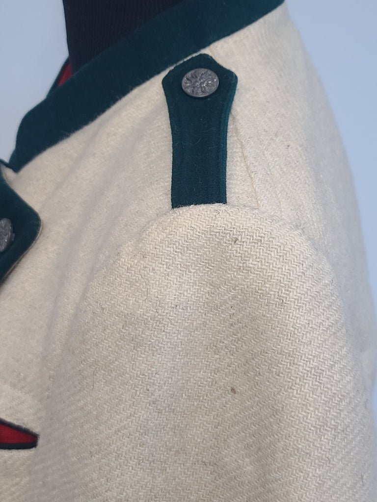 Off-White Trachten Jacket Edelweiss Buttons (40' Chest) — image 13